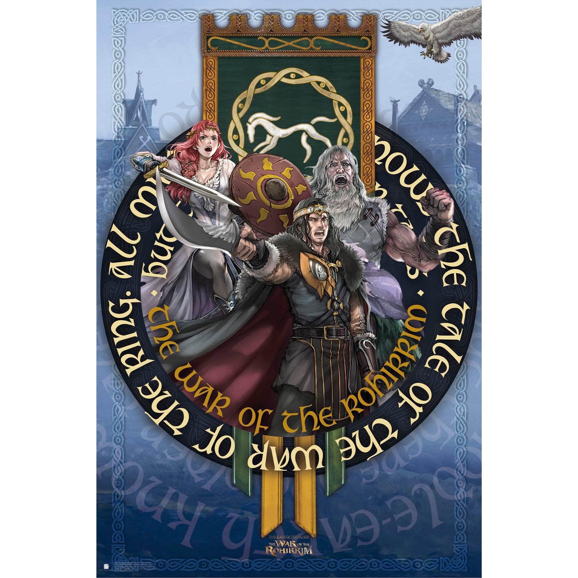 GB eye The Lord of The Rings War of The Rohirrim Characters 61 x 91.5cm Maxi Poster