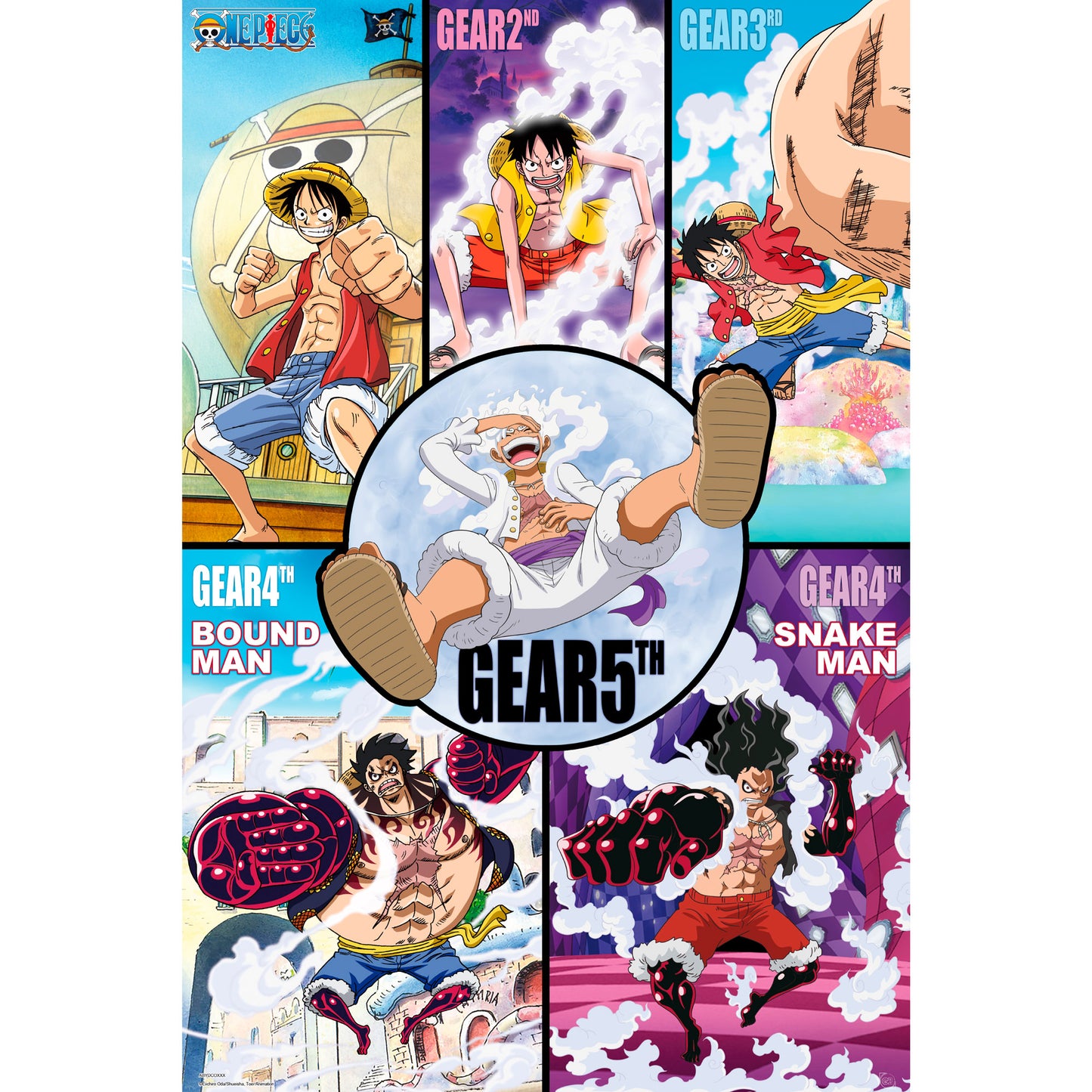 GB eye One Piece Gears History Exclusive 61 x 91.5cm Maxi Poster