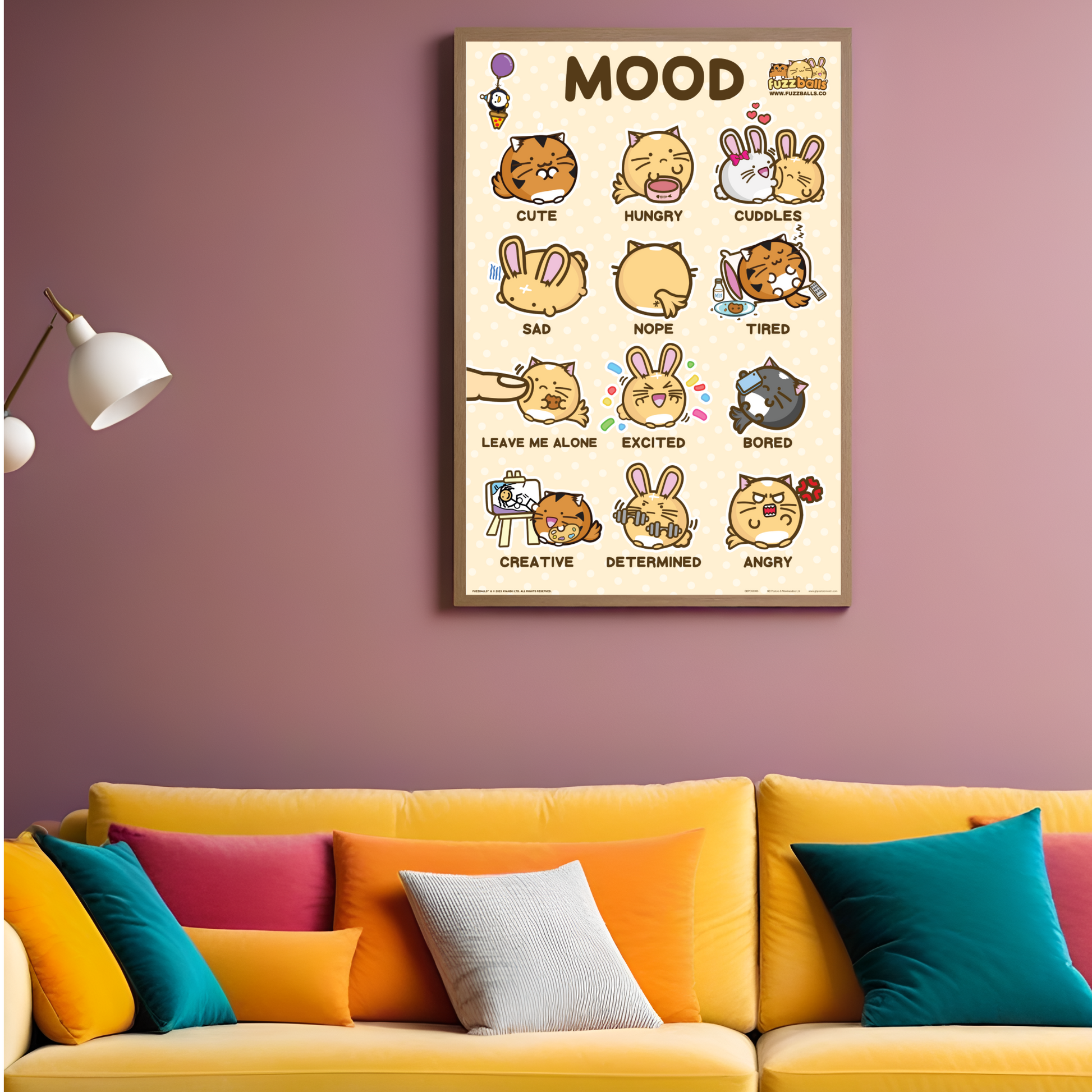 GB Posters Fuzzballs Mood 61 x 91.5cm Maxi Poster