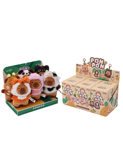 Kenji Nara Pon Pon Capybara Plush Keyring Blind Box