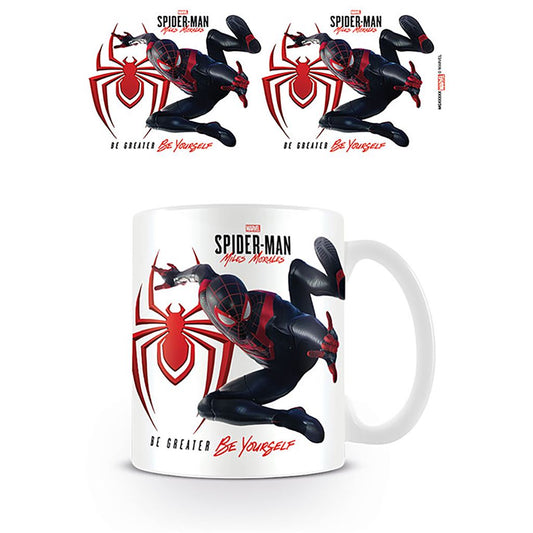 Spider-Man Miles Morales (Iconic Jump) 11oz/315ml White Ceramic Mug