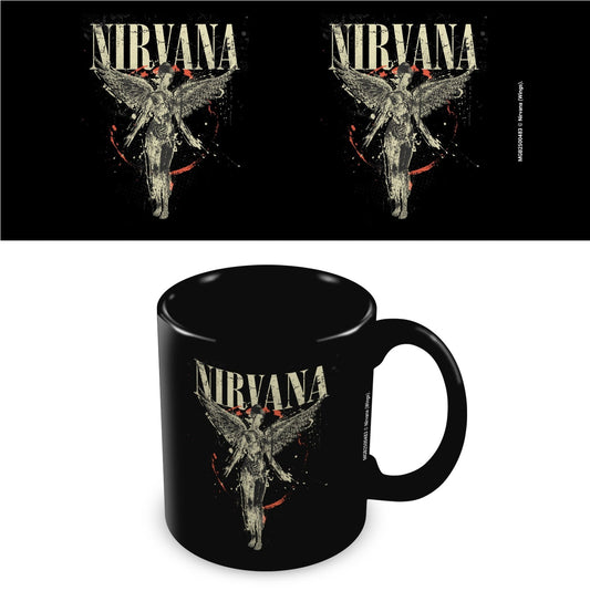 Nirvana (Wings) 11oz/315ml Black Ceramic Mug