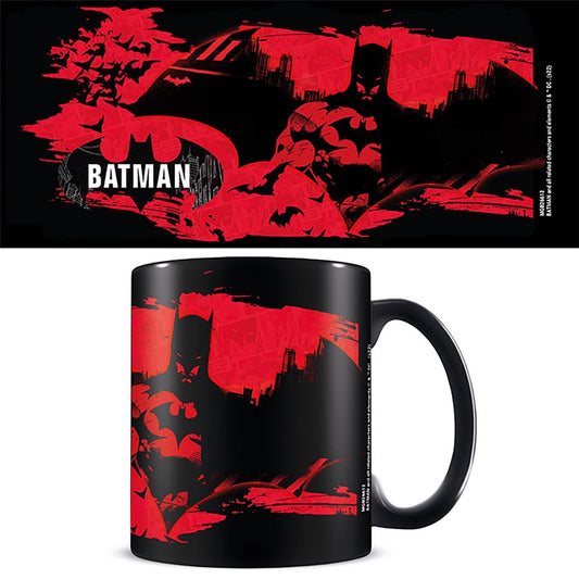 Batman (Red) 11oz/315ml Black Ceramic Mug