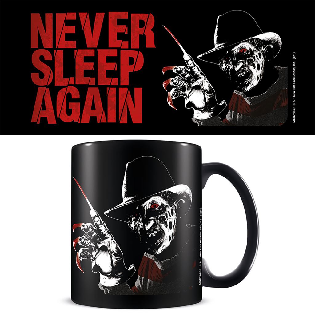 A Nightmare On Elm Street (Never Sleep Again) 11oz/315ml Black Ceramic Mug