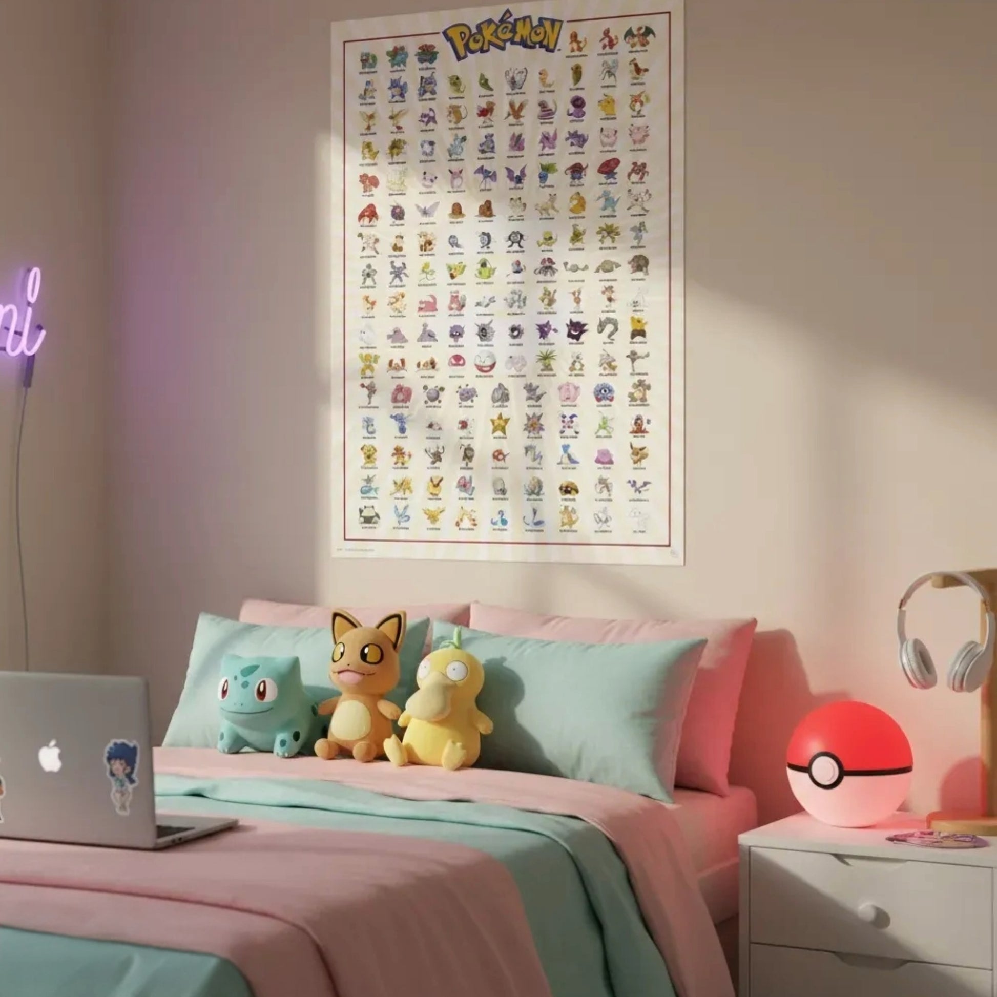 GB eye Pokémon Kanto 151 English 61 x 91.5cm Maxi Poster