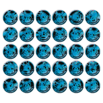 Pokemon TCG Chinese 30th Anniversary Celebration Coin Set (Includes 3 Booster Packs)
