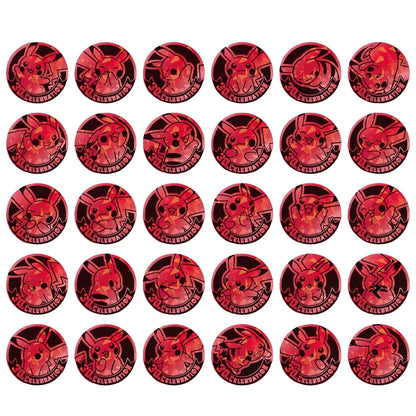 Pokemon TCG Chinese 30th Anniversary Celebration Coin Set (Includes 3 Booster Packs)