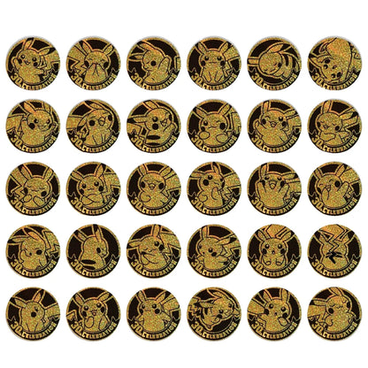 Pokemon TCG Chinese 30th Anniversary Celebration Coin Set (Includes 3 Booster Packs)