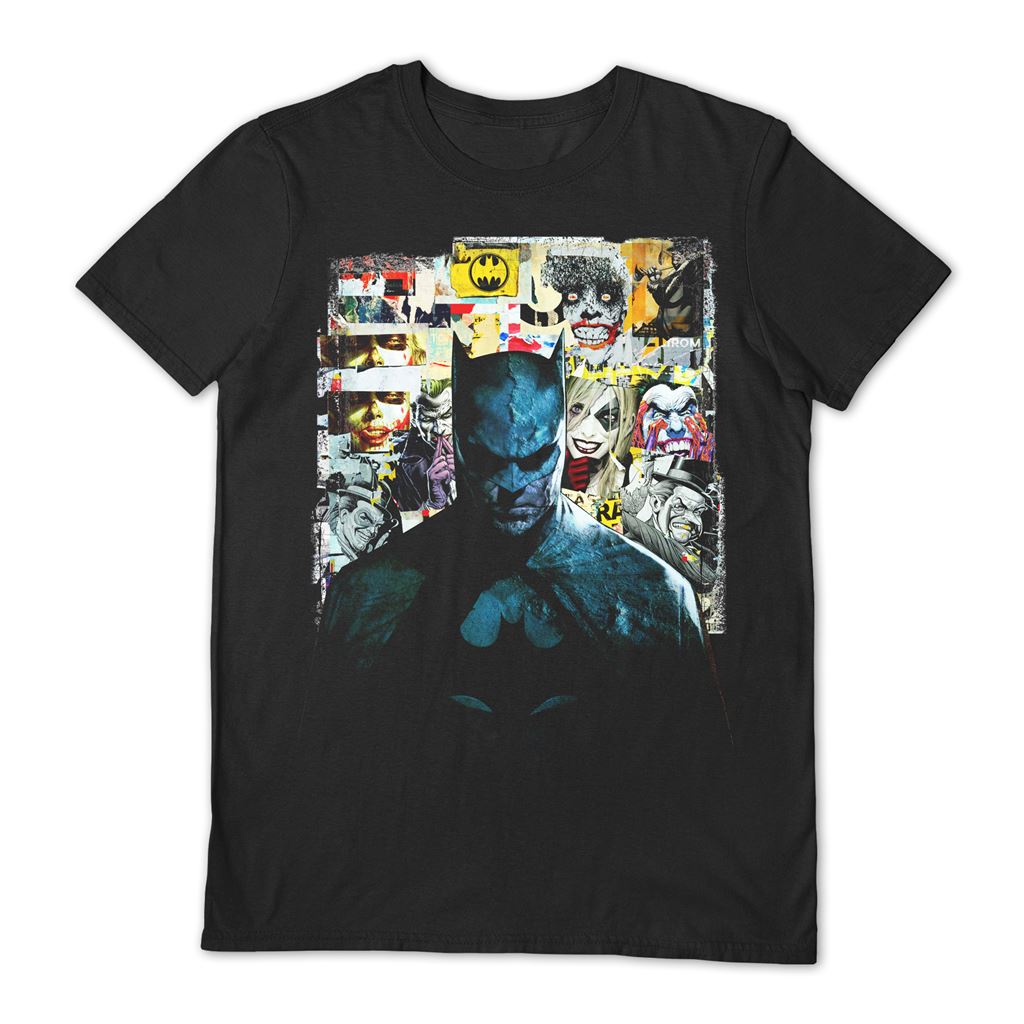 Batman (Silhouette) Black Unisex Short Sleeve T-Shirt