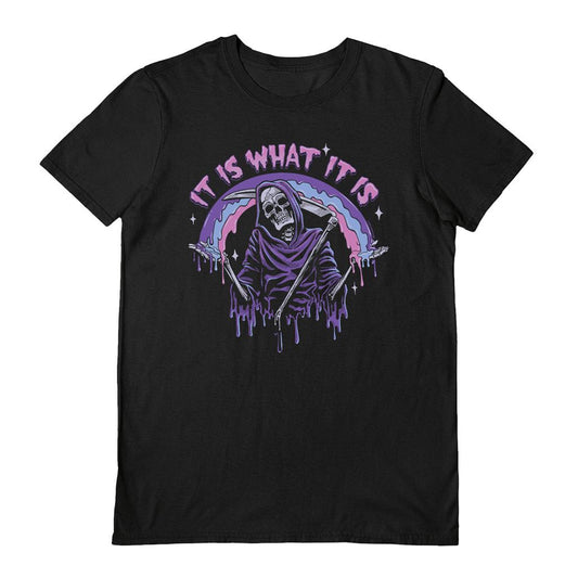 Ctkrstudio (It Is What Is Is) Black Unisex Short Sleeve T-Shirt