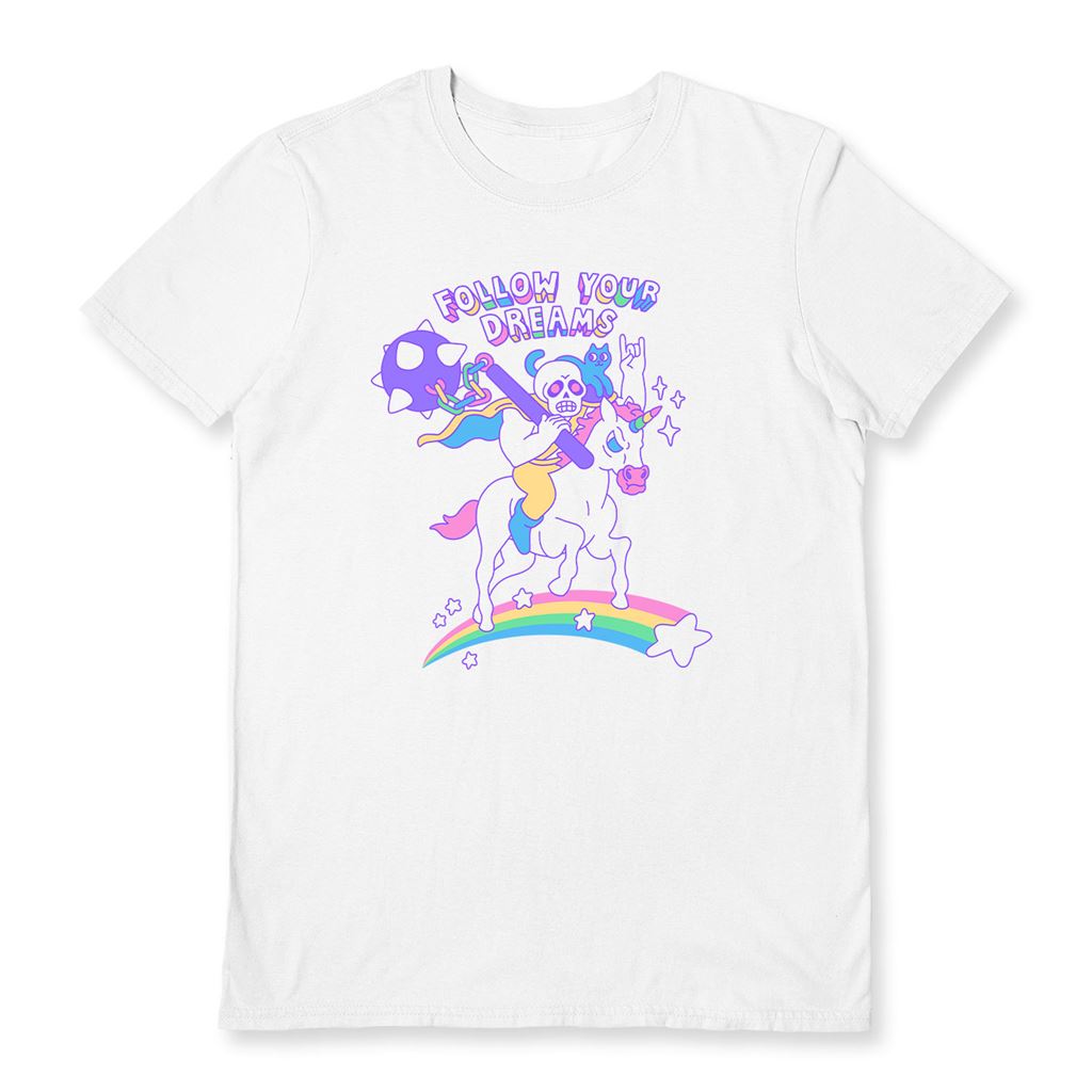 Obinsun (Follow Your Dreams) White Unisex Short Sleeve T-Shirt