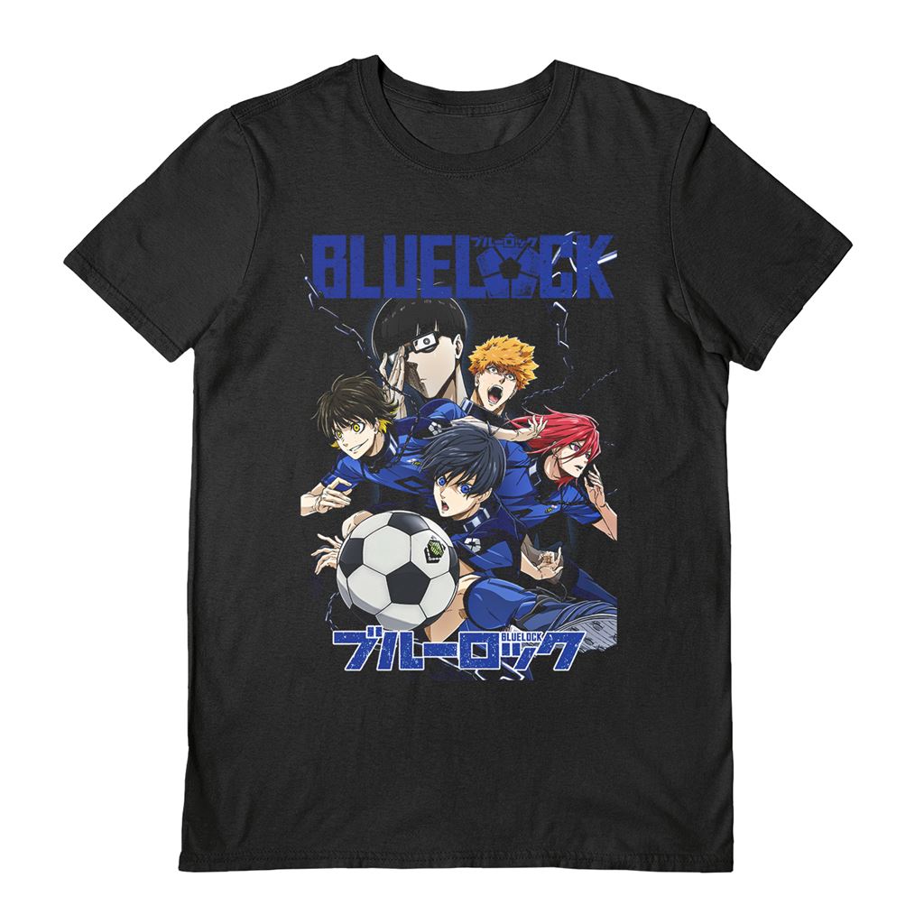 Blue Lock (Team In Chains) Black Unisex Short Sleeve T-Shirt