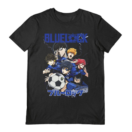 Blue Lock (Team In Chains) Black Unisex Short Sleeve T-Shirt