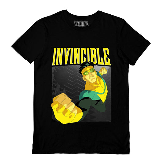 Invincible (Fly Punch) Black Unisex Short Sleeve T-Shirt