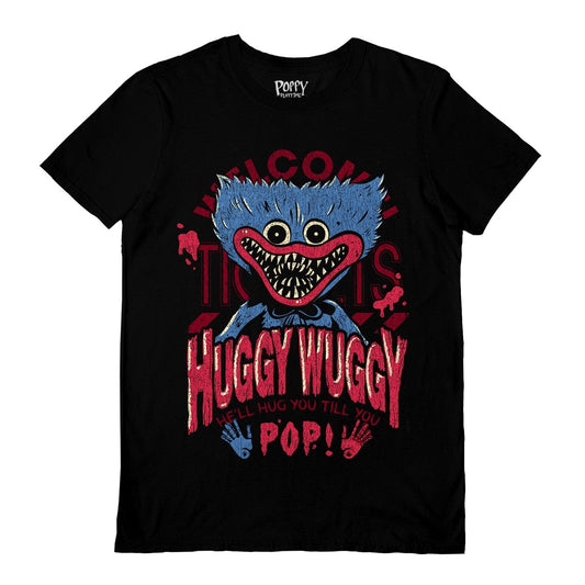 Poppy Playtime (Huggy Wuggy) Black Unisex Short Sleeve T-Shirt