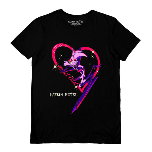 Hazbin Hotel (Angel Dust) Black Unisex Short Sleeve T-Shirt