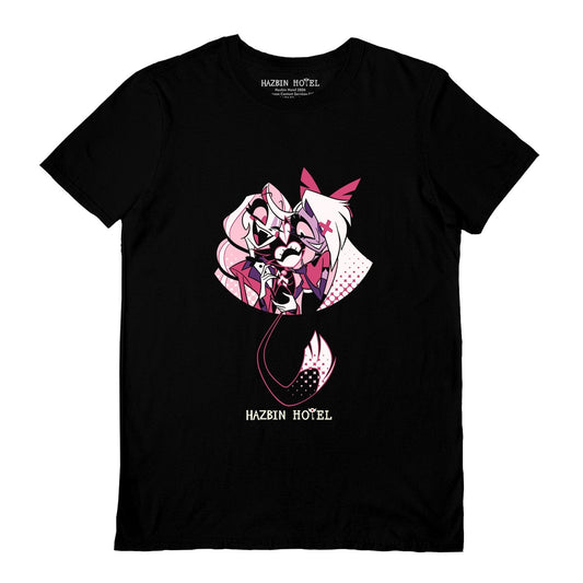 Hazbin Hotel (Chaggie) Black Unisex Short Sleeve T-Shirt