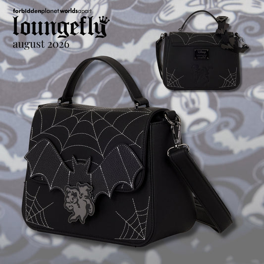 LF Disney Mickey & Minnie Spiderweb And Bats Crossbody Bag