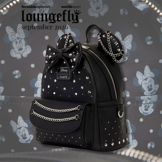 LF Disney Minnie Mouse Studs & Chains Mini Backpack