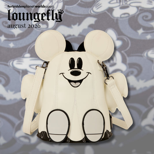 LF Disney Mickey & Minnie Ghost Glow Figural Crossbody Bag