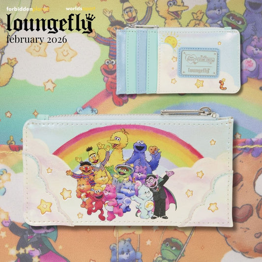 LF CARE BEARS X SESAME STREET LARGE CARD HOLDER