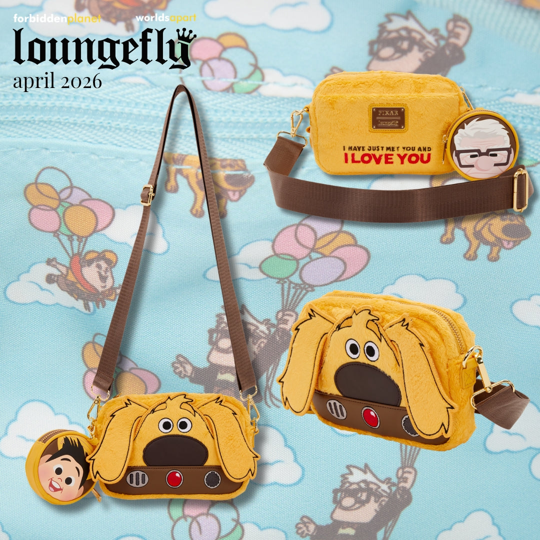 PIXAR UP DUG SLING CROSSBODY BAG WITH COIN BAG