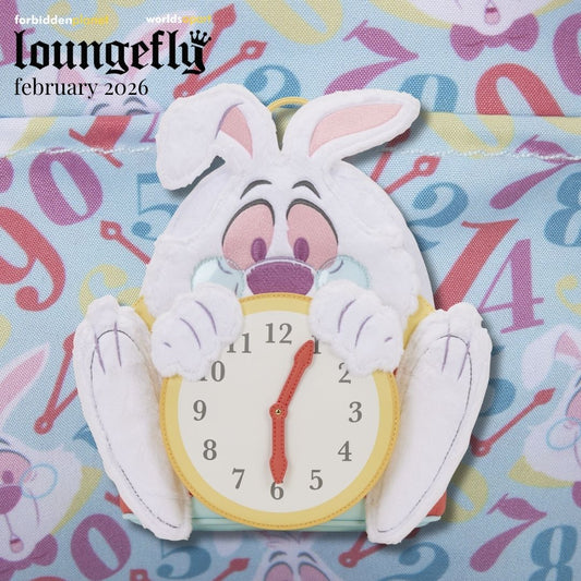 LF DISNEY ALICE IN WONDERLAND WHITE RABBIT MINI BACKPACK