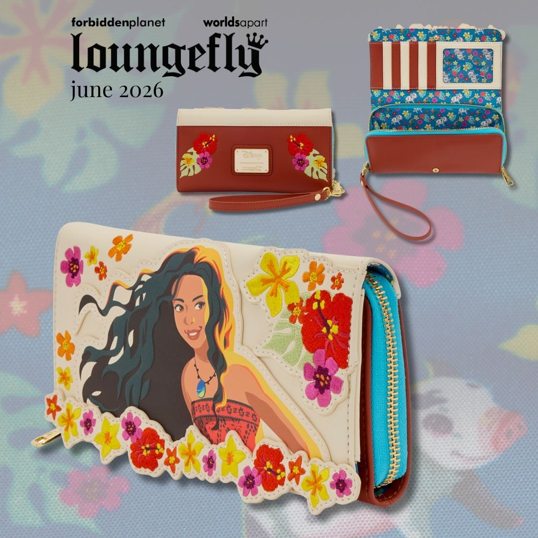 DISNEY MOANA LIVE ACTION ZIP AROUND WALLET