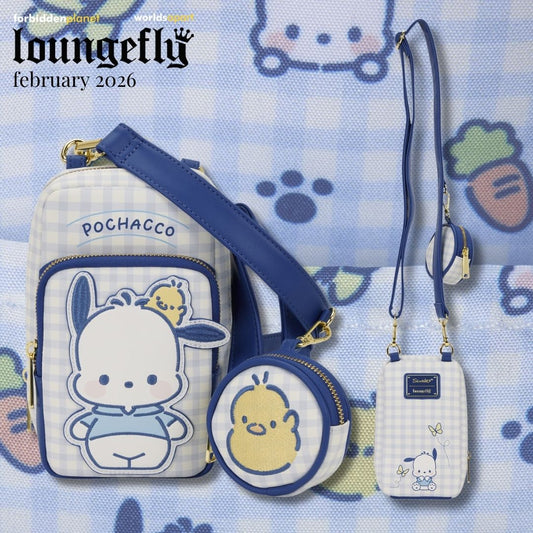 LF SANRIO POCHACCO CROSSBODY SLING BAG WITH COIN BAG