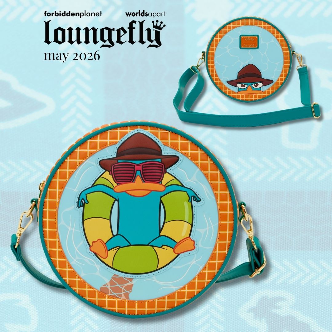 PHINEAS & FERB PERRY THE PLATYPUS POOL CROSSBODY BAG