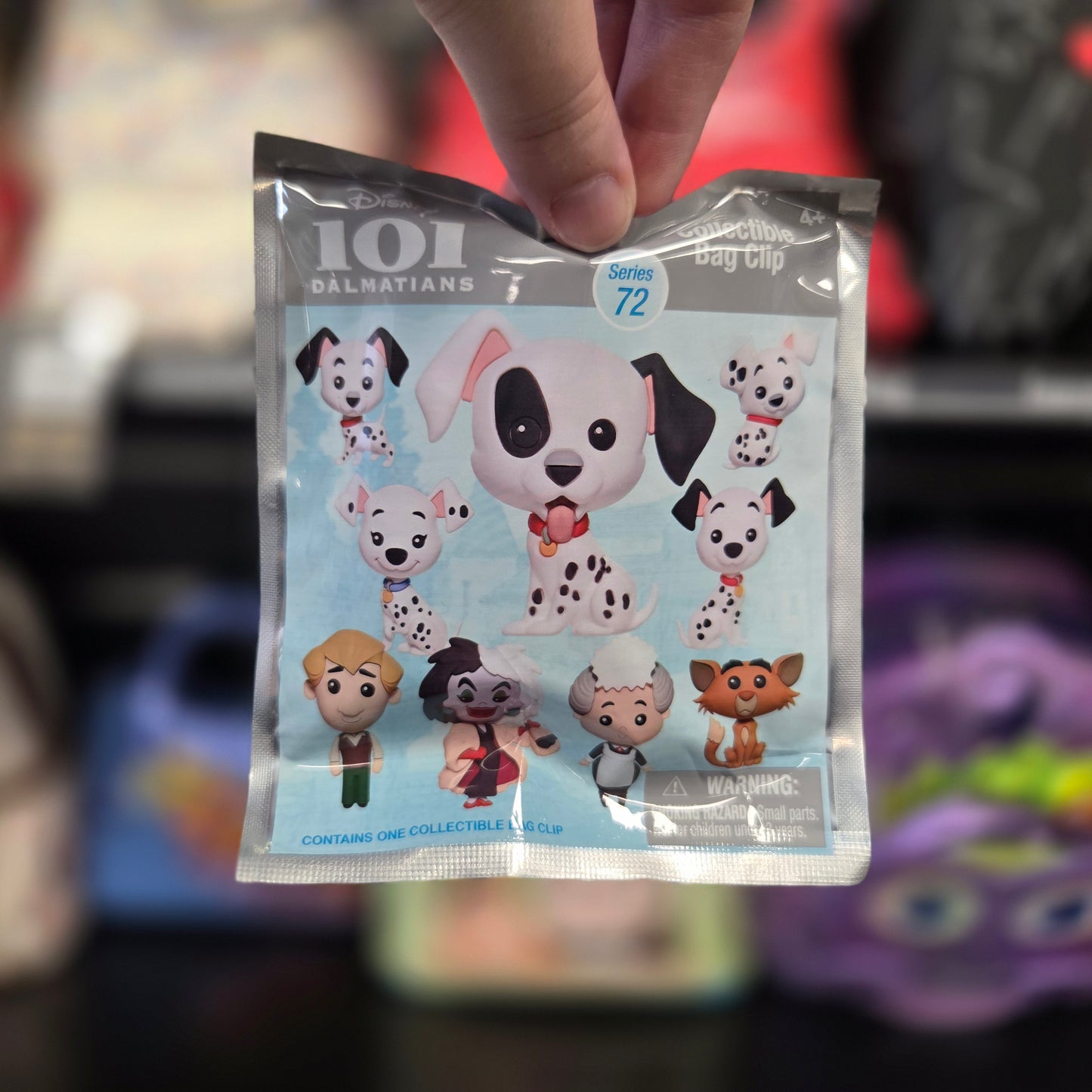 Monogram Disney One Hundred And One Dalmatians 3D Foam Bag Clips Series 72