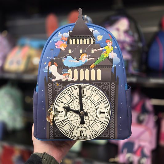 DISNEY PETER PAN GLOW CLOCK MINI BACKPACK