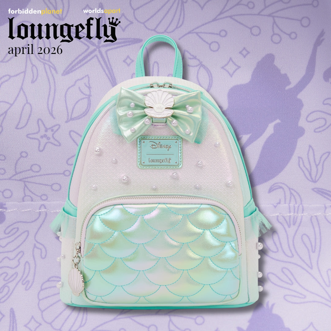DISNEY THE LITTLE MERMAID IRIDESCENT PEARL MINI BACKPACK