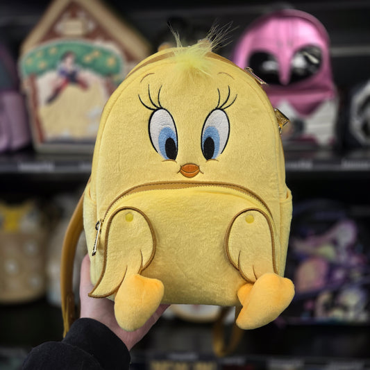 WB LOONEY TUNES TWEETY PLUSH MINI BACKPACK EXCLUSIVE