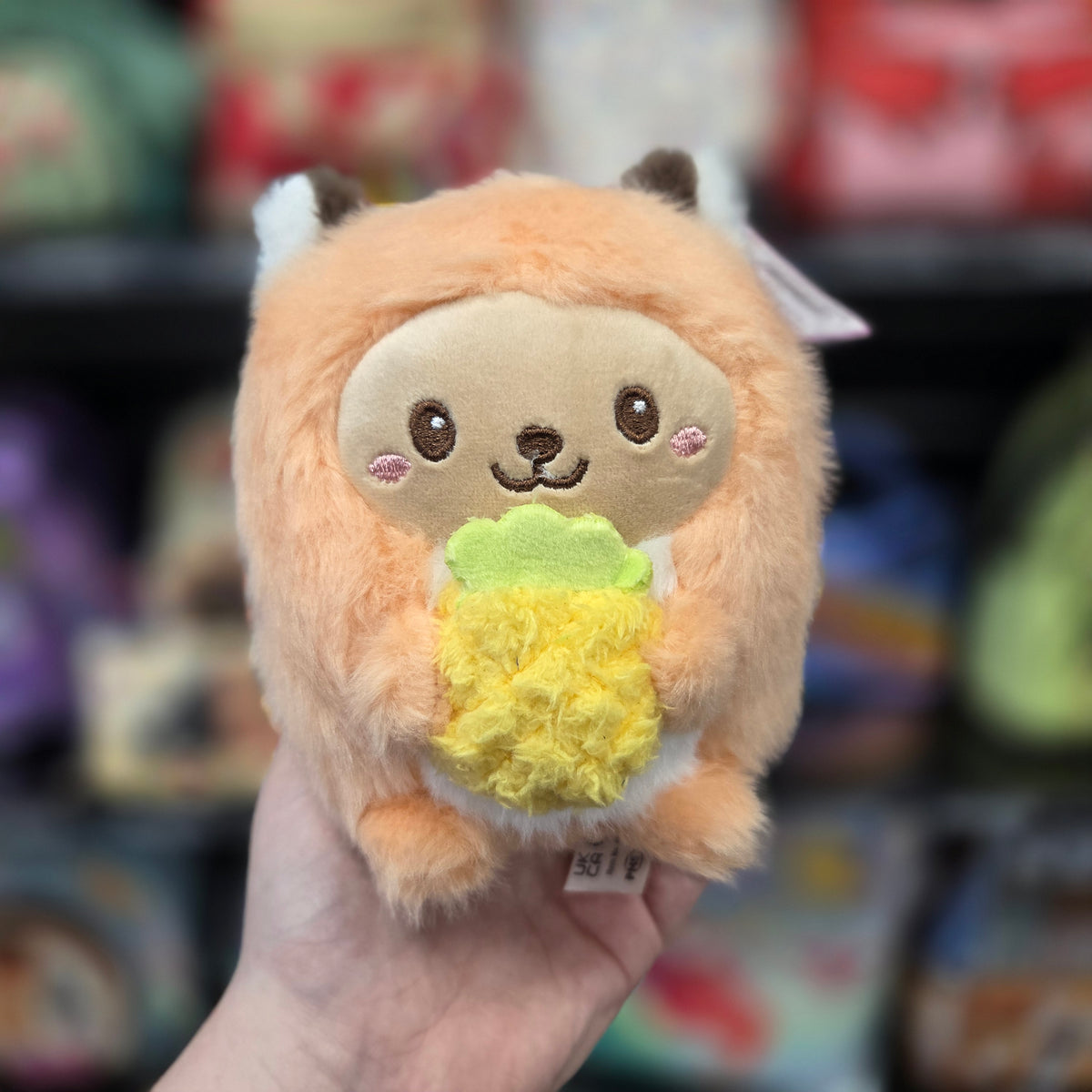 Cute Kawaii Plush With Fluffy Body & Fruit Bear 10cm Plush