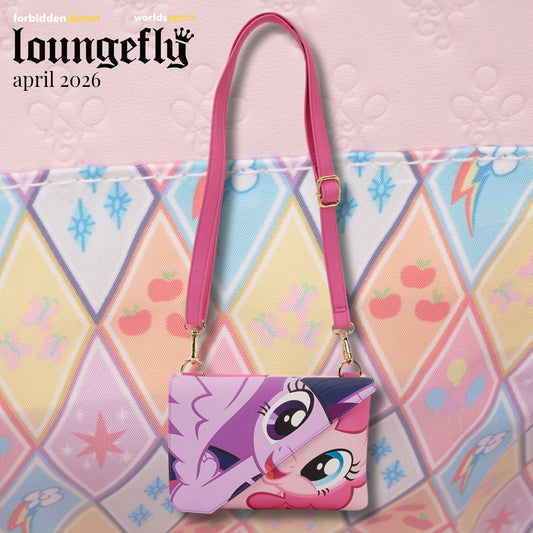 MY LITTLE PONY TWILIGHT SPARKLE & PINKIE PIE CROSSBODY BAG