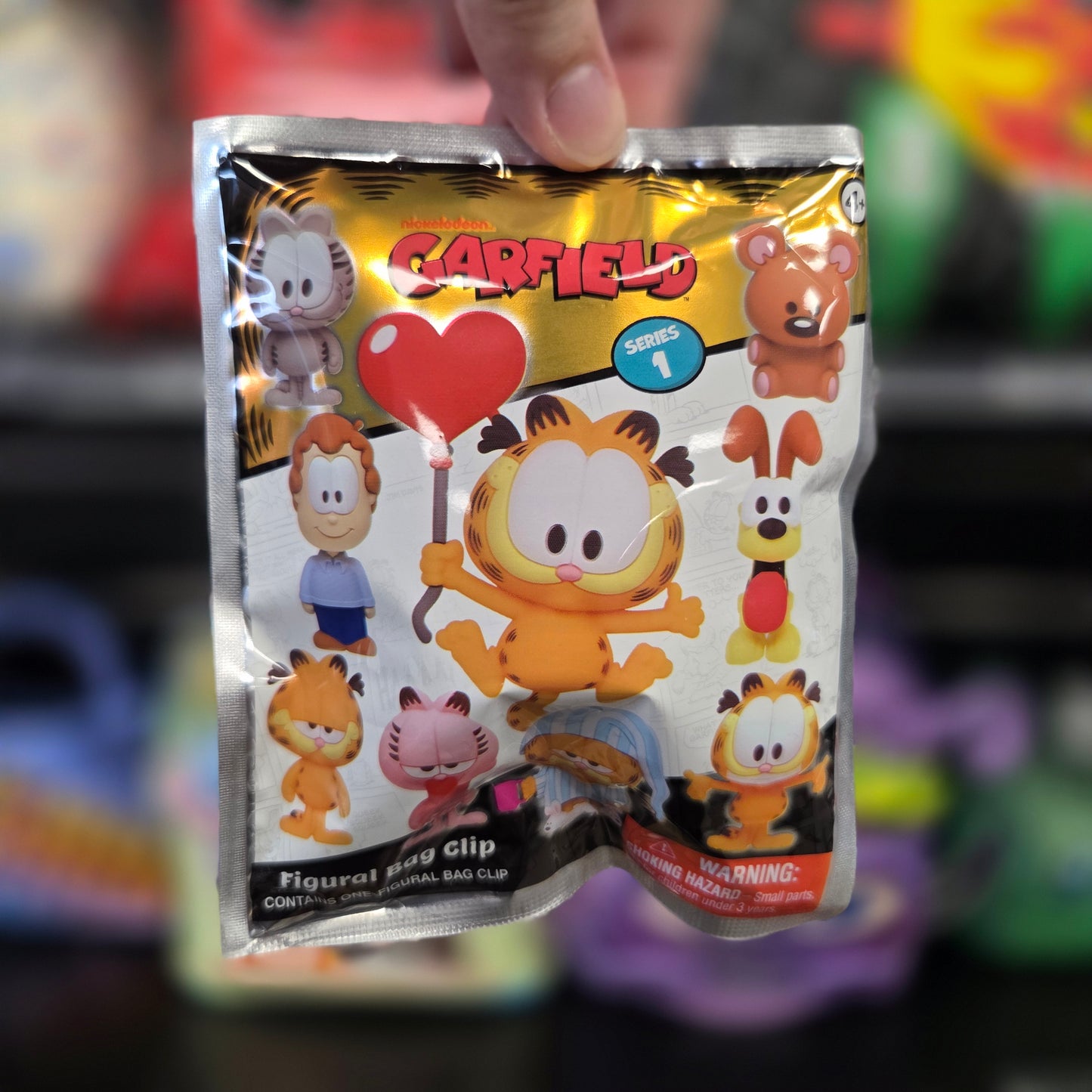 Monogram Garfield 3D Foam Bag Clips Series 1