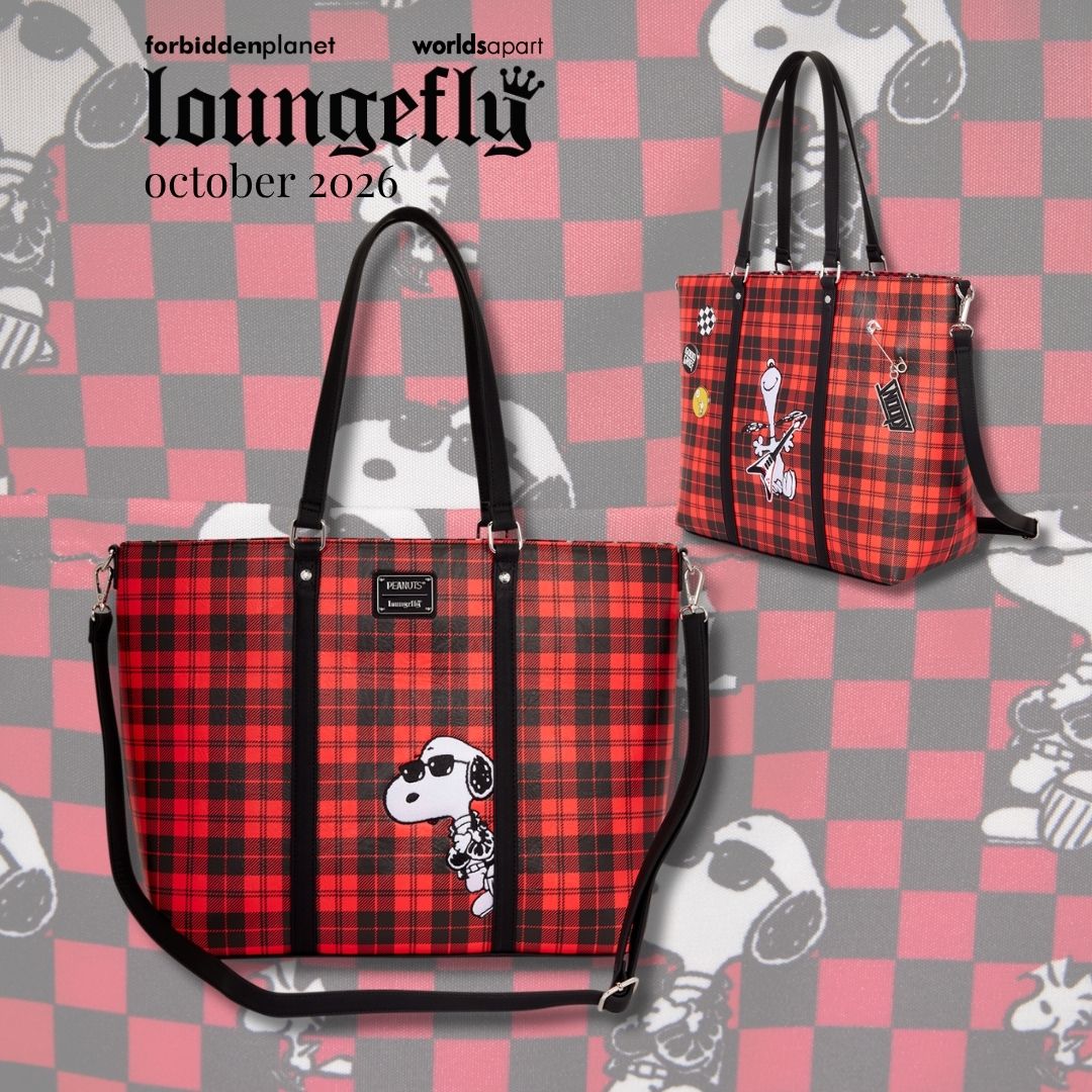LF Peanuts Snoopy Grunge Tote Crossbody Bag
