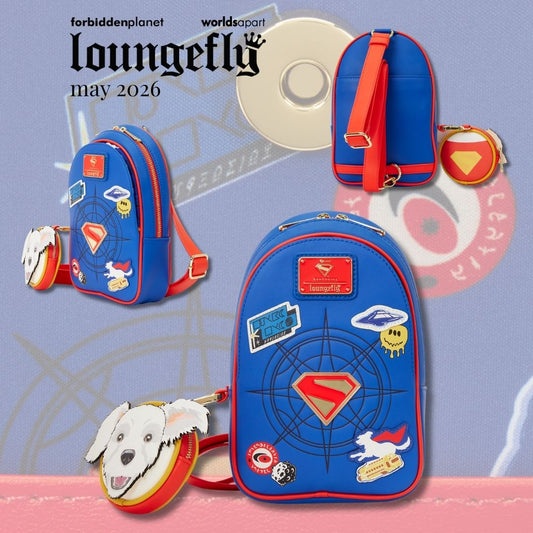 DC SUPERGIRL KRYPTO SLING CROSSBODY BAG