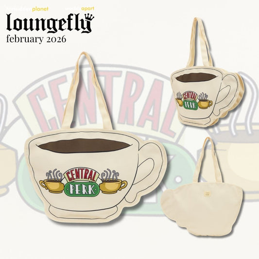 LF WB FRIENDS LARGE CANVAS TOTE BAG