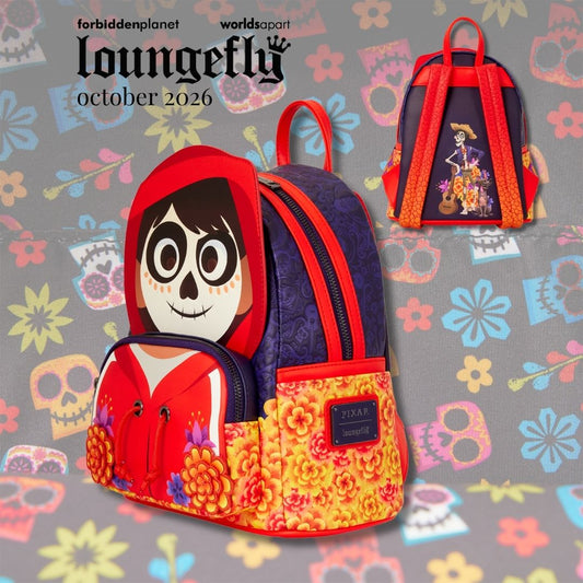 LF Disney Coco Miguel Da De Los Muertos Cosplay Mini Backpa