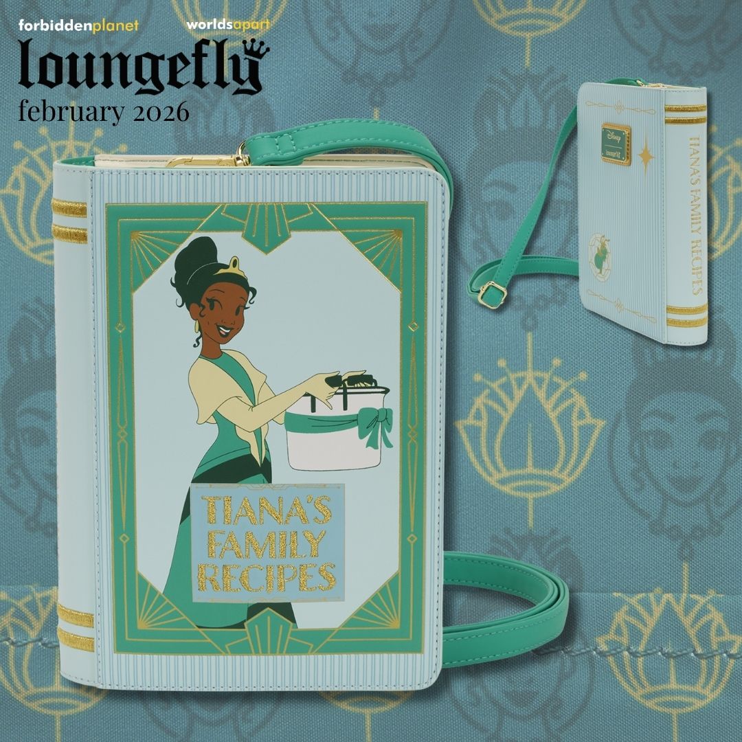 DISNEY PRINCESS TIANA RECIPE BOOK LF CROSSBODY BAG