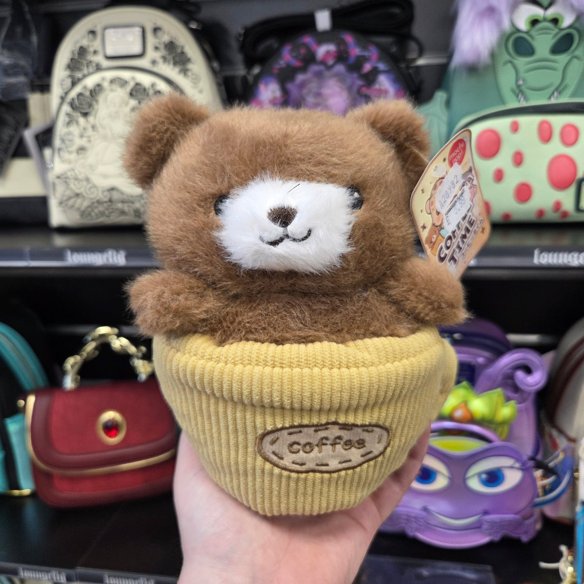 Cute Kawaii Plush In Coffee Cup Bear 18cm Plush