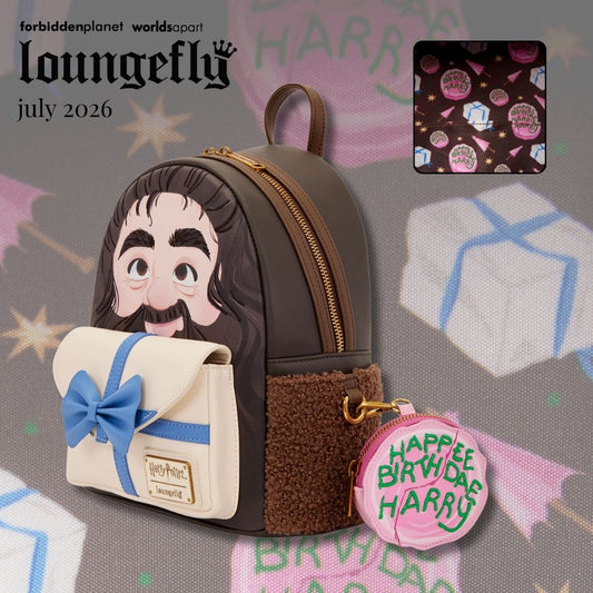 LF Harry Potter Hagrid Birthday Cake Mini Backpack w/Coin Bag