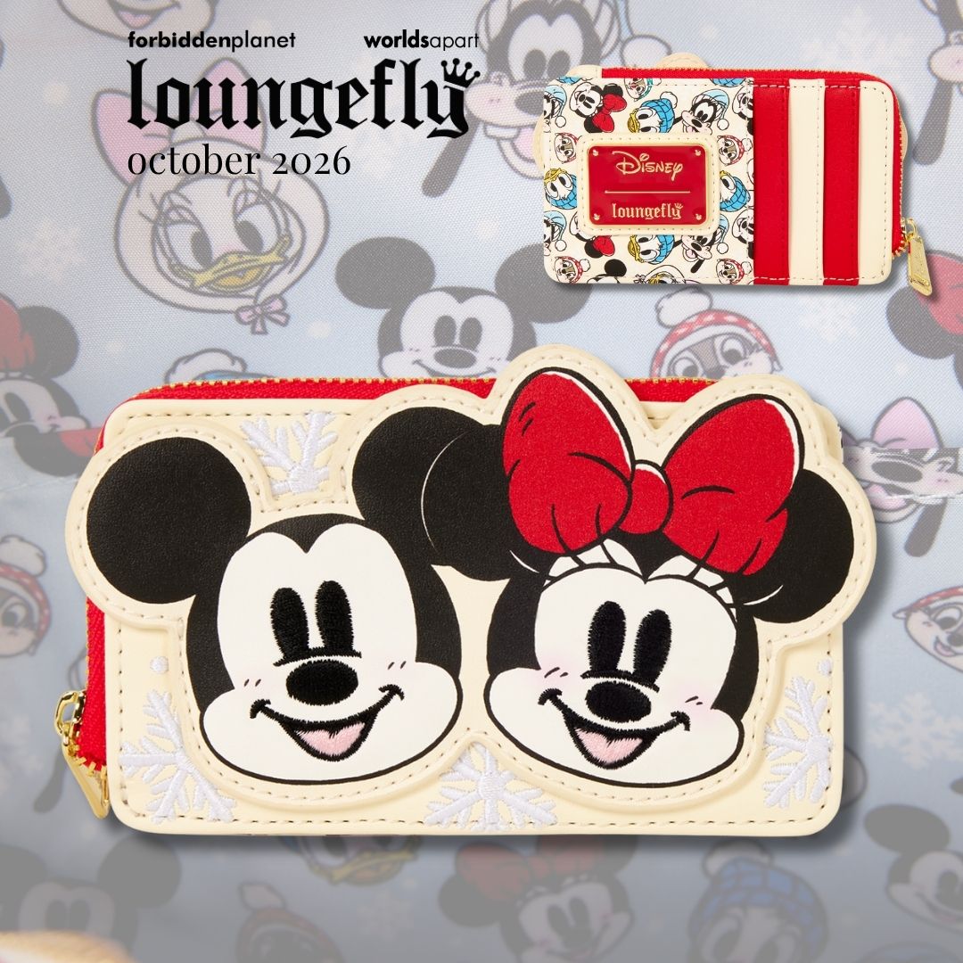 LF Disney Mickey & Friends Holiday Zip Around Card Holder