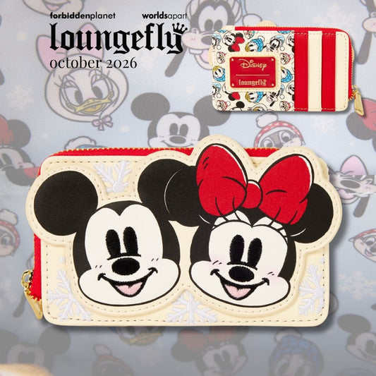 LF Disney Mickey & Friends Holiday Zip Around Card Holder