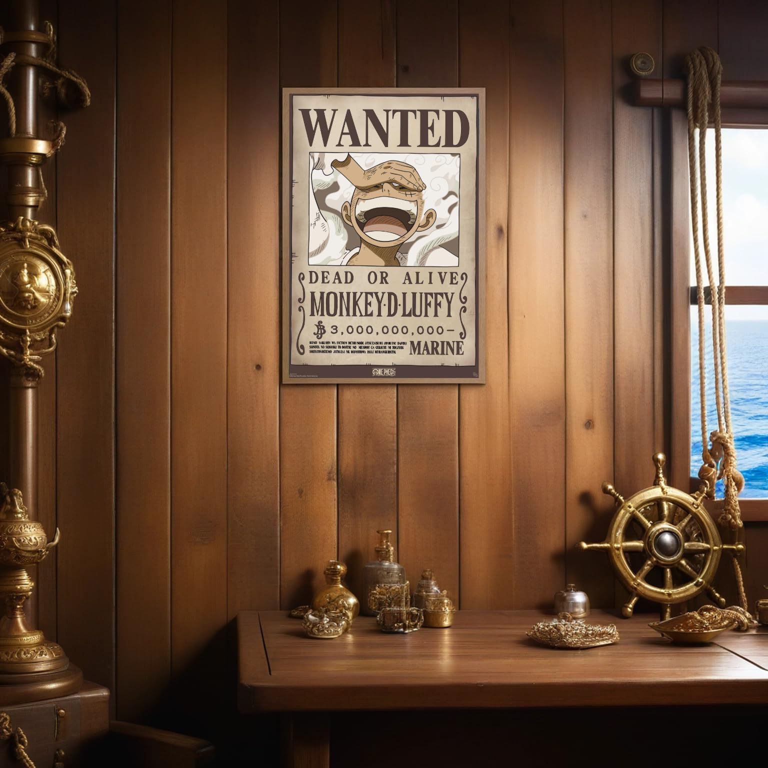 GB eye One Piece Wanted Luffy Wano 61 x 91.5cm Maxi Poster