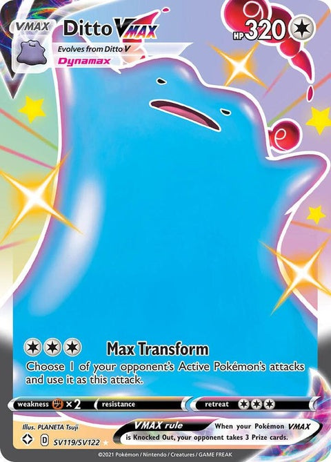 Ditto Vmax (SV119/SV122)| Pokemon Card – Forbidden Planet International