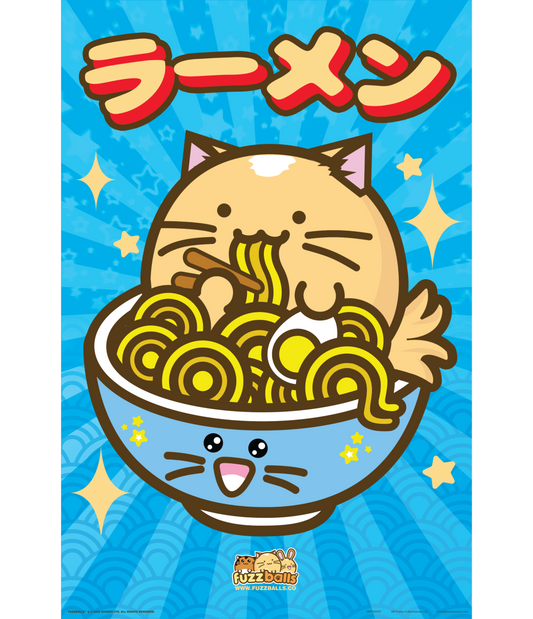 GB Posters Fuzzballs Ramen Bowl 61 x 91.5cm Maxi Poster