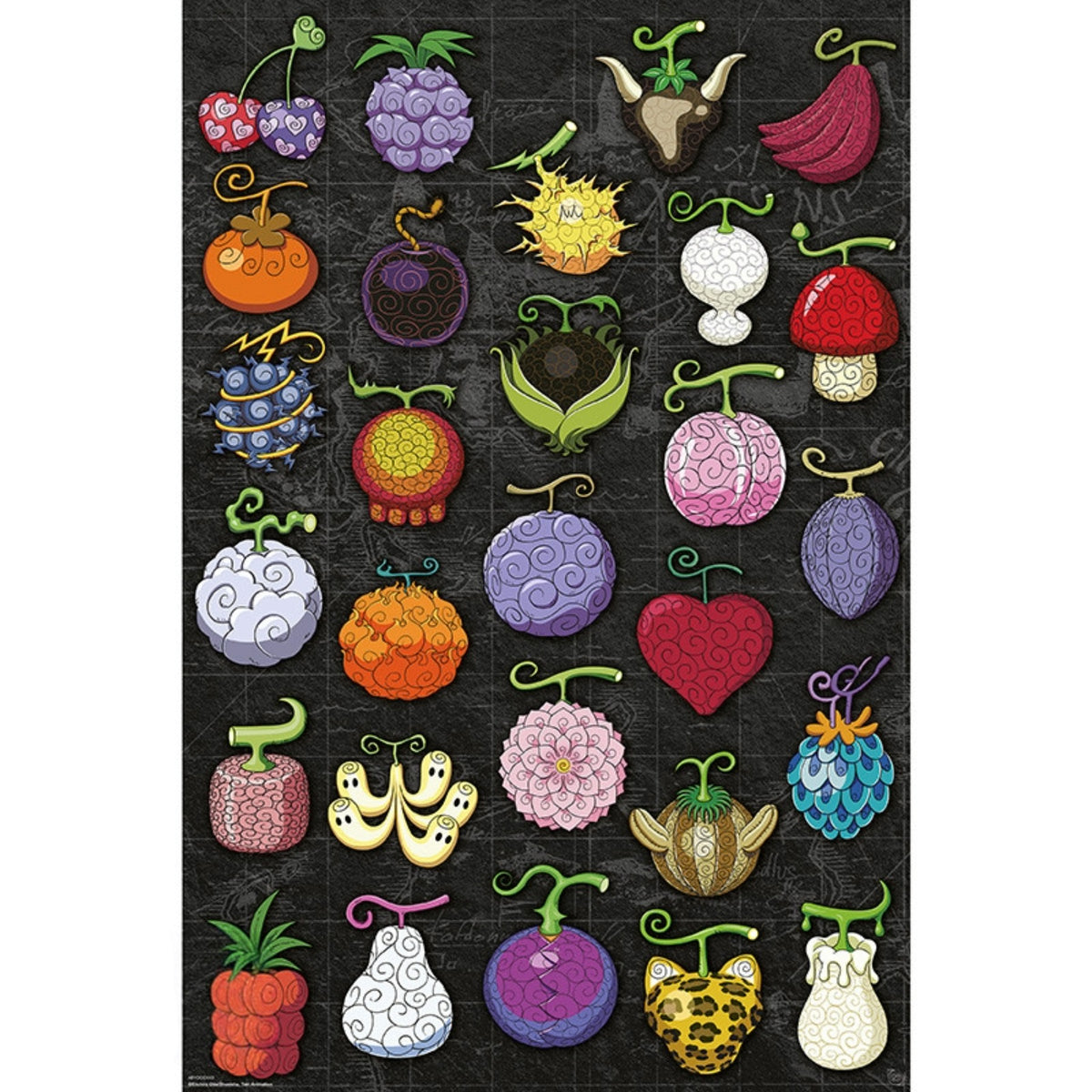 One Piece Devil Fruits 61 x 91.5cm Maxi Poster